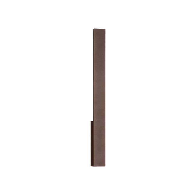Nova Luce Isos - buiten wandverlichting - 5,3 x 61 x 6 cm - 6W LED incl. - IP65 - corten