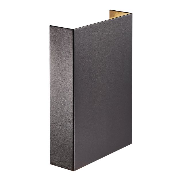 Nordlux Fold 15 - buiten wandverlichting - 15 x 21 x 4,5 cm - 2 x 5W LED incl. - IP54 - zwart