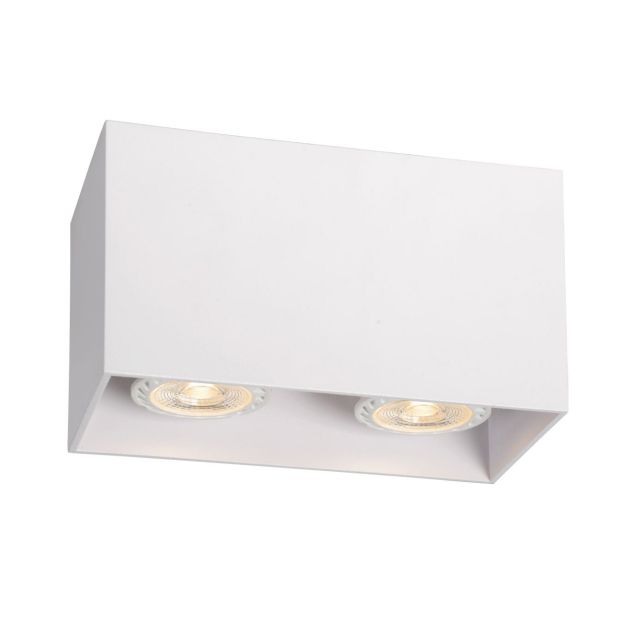 Lucide Bodi 2 - opbouwspot - 16,5 x 8,25 x 9,5 cm - wit
