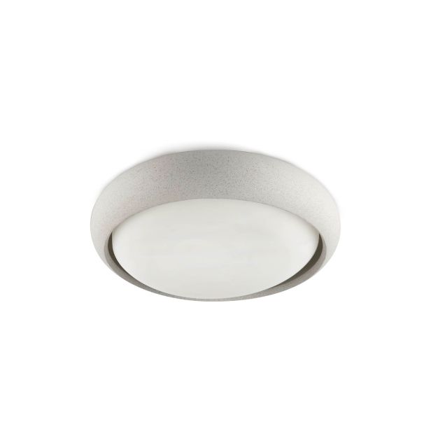 Faro Anga - plafondlamp - Ø 26,7 x 9 cm - 24W LED incl. - IP44 - beige