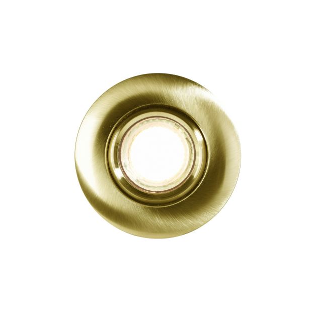 Nordlux Umberto - inbouwspot - Ø 96 mm - Ø 76 mm inbouwmaat - IP44 - goud