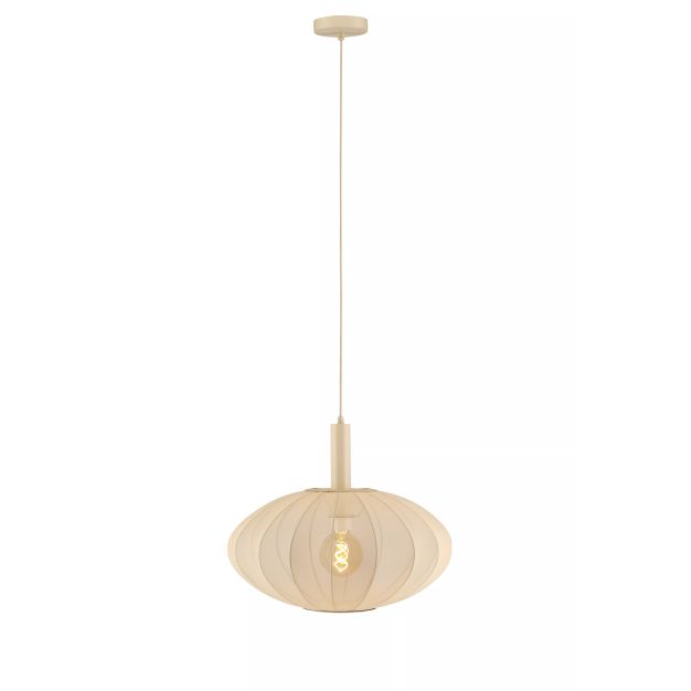 Lucide Corina - hanglamp - Ø 50 x 170 cm - beige