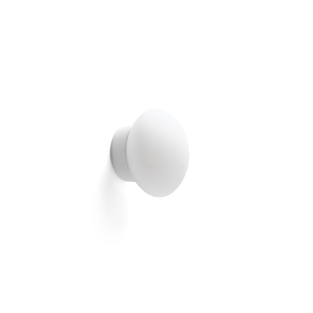 Faro Nubo 120 - wandlamp - Ø 12 x 9 cm - 7,8W LED incl. - mat wit