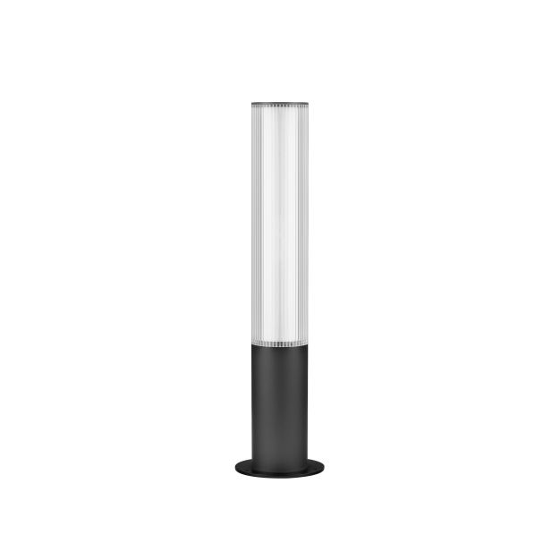 Nova Luce Iman - tuinpaal - Ø 16 x 65,5 cm - 18W LED incl. - IP65 - zandzwart