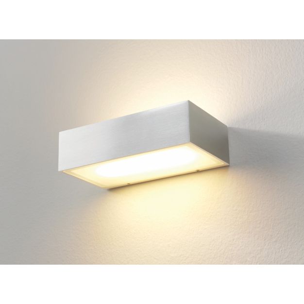 Artdelight Eindhoven150 - buiten wandverlichting - 18,2 x 10 x 5 cm - 2 x 8W dimbare LED incl. - IP54 - aluminium