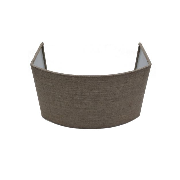 Artdelight - kap wandlamp -  25 x 15 x 15 cm - grijs