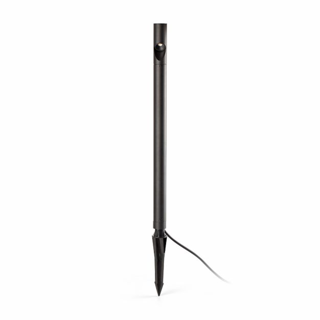 Faro Bezel - tuinpaal op piek - Ø 4 x 80 cm - 8W LED incl. - IP65 - zwart