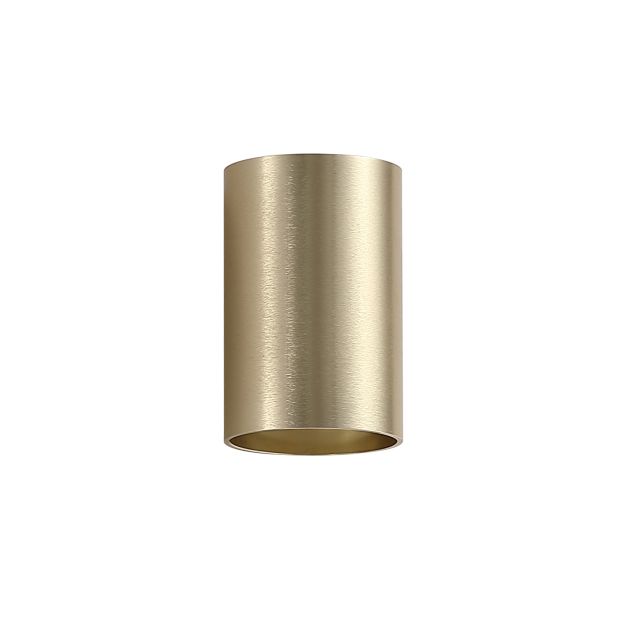 Searchlight Round - wandlamp - Ø 6,5 x 10 cm - goud