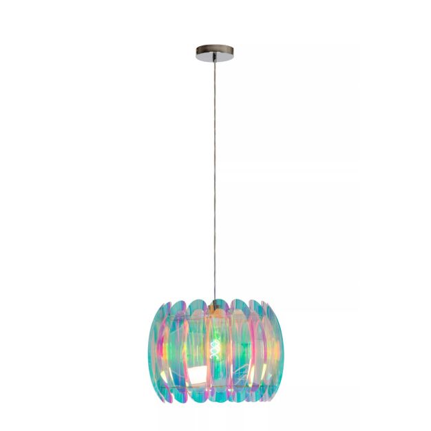 Lucide Glinstar - hanglamp - Ø 40 x 160 - multicolor
