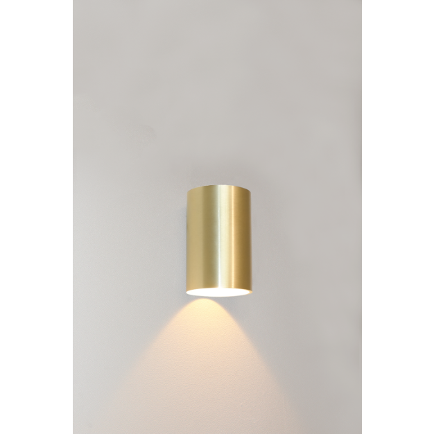 Artdelight Brody - wandlamp - Ø 7,2 x 11 cm - 4W LED incl. - IP54 -  geborsteld goud