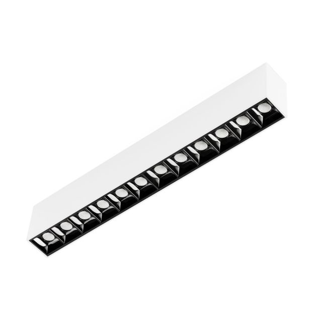 Faro Neso Point-12 - armatuur voor magnetische rail - 32 x 3,4 x 5,6 cm - 16W LED warm wit (3000K) incl. - 34° lichtbundel - wit