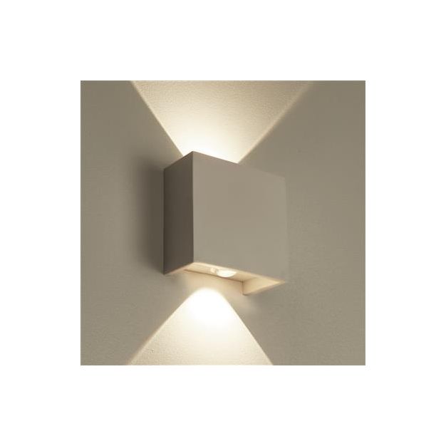 Projectlight Helmut - wandverlichting - 8 x 4 x 8 cm - 4W dimbare LED incl. - wit
