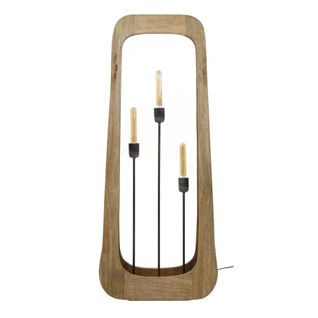 Vico Bray - vloerlamp - 120 cm - bruin