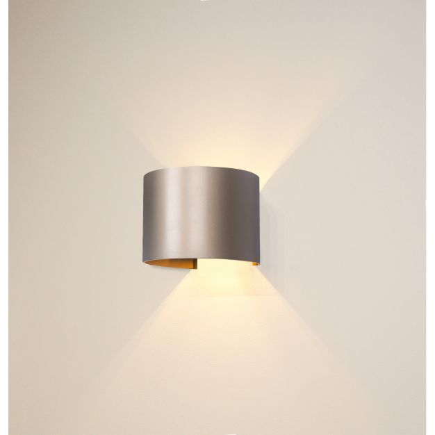 Artdelight Gyro - wandlamp - 9,7 x 13 x 11,2 cm - champagne