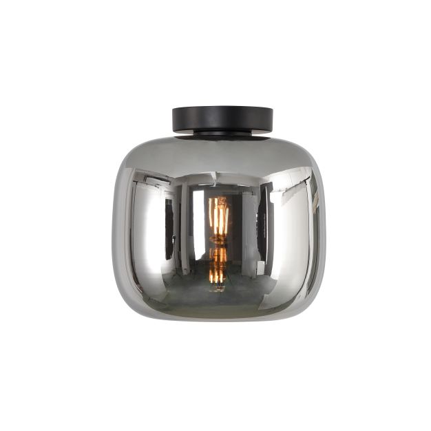 Artdelight Preston - plafondverlichting - Ø 24 x 23 cm - titan