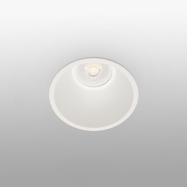 Faro Fresh - inbouwspot - Ø 89 mm, Ø 83 mm inbouwmaat - IP65 - mat wit