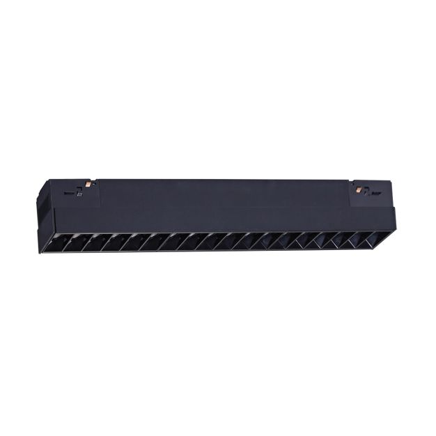 VK Lighting Kona - magnetisch railsysteem - railbalk - 32,8 x 2 x 5,3 cm - 27W dimbare LED incl. - zwart