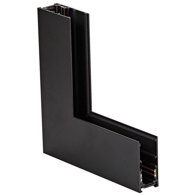 VK Lighting Kona - magnetisch railsysteem - vertikaal inwedig opbouwhoekprofiel - 6 x 17,5 x 17,5 cm - zwart