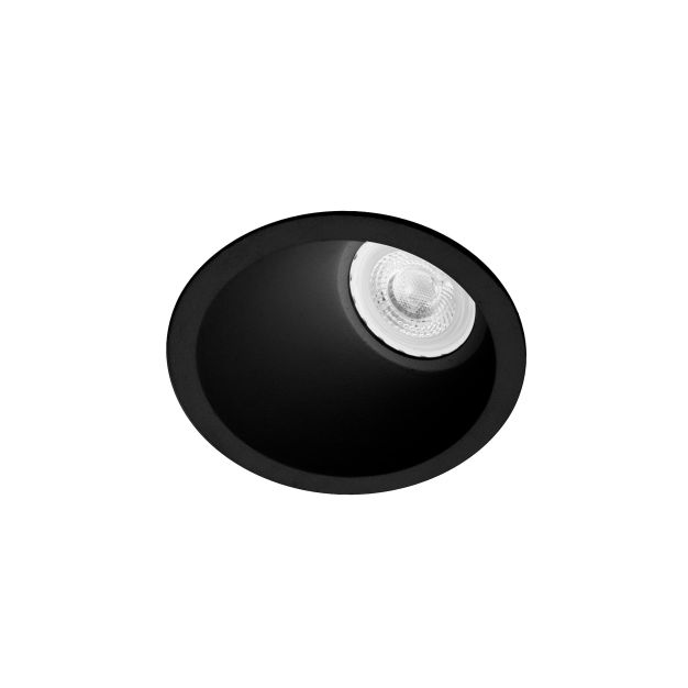 Faro Fresh Wall Washer - inbouwspot - Ø 90 mm, Ø 83 mm inbouwmaat - mat zwart
