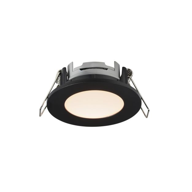 Nordlux Leonis - inbouwspot - Ø 85 mm, Ø 68 mm inbouwmaat - IP65 - zwart