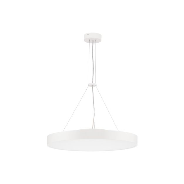Nova Luce Perfect Profile - hanglamp - Ø 60 x 120 cm - 40W dimbare LED incl. - wit