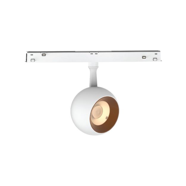 VK Lighting Eiva - magnetisch railsysteem - railspot - Ø 7,5 x 13 cm - 12W LED incl. - DALI dimbaar - wit