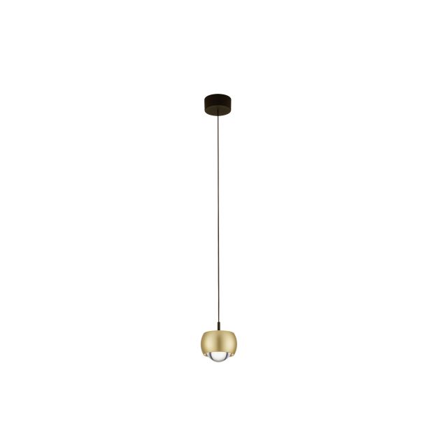 Nova Luce Conga - hanglamp - Ø 9,6 x 140 cm - 13W LED incl. - goud