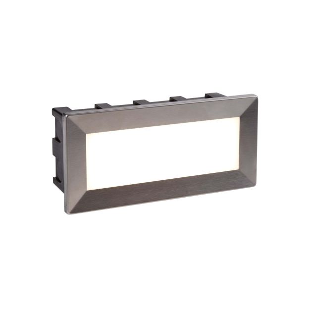 Searchlight Ankle - inbouw wandverlichting - 20,5 x 6,5 x 9,5 cm - 3,5W LED incl. - IP65 - roestvrij staal