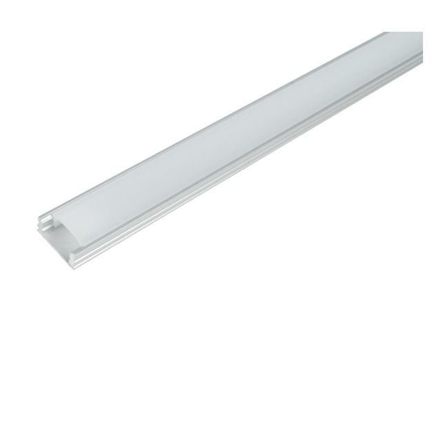 Elmark led profiel met cover - 1,5 x 0,6 x 200 cm - aluminium