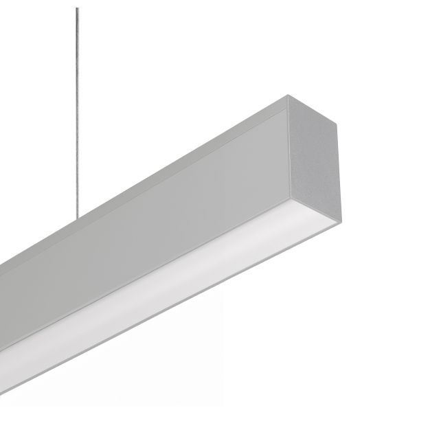 Lichtkoning Slim Line Up - hanglamp - 118 x 5,5 x 3,3 cm - 22,5W LED + 17W LED incl. - alu