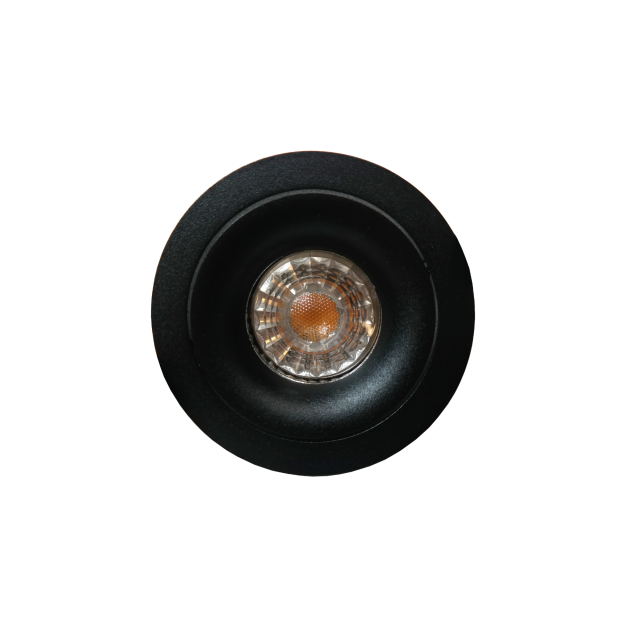 Artdelight Alice - inbouwspot - Ø 90 mm, Ø 83 mm inbouwmaat - zwart