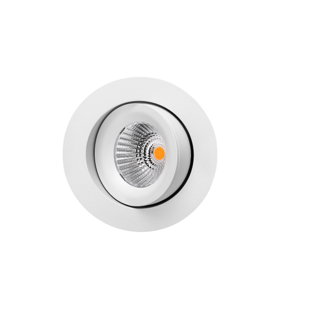 Artdelight Special - inbouwspot - Ø 95 mm, Ø 83 mm inbouwmaat - 9W LED incl. - dim to warm - IP54 - wit