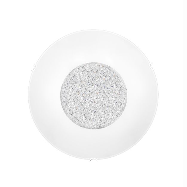 Nova Luce Era - plafondverlichting - Ø 50 x 12 cm - wit