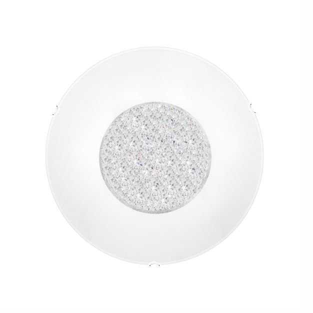 Nova Luce Era - plafondverlichting - Ø 40 x 9 cm - wit