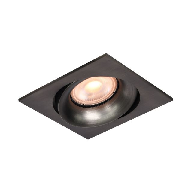 Artdelight Alice - inbouwspot - Ø 90 x 90 mm, Ø 83 mm inbouwmaat - licht brons