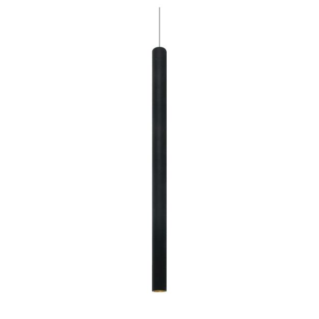 ONE Light LED Pendant Tubes - hanglamp - Ø 2,6 x 180 cm - 6W LED incl. - zwart