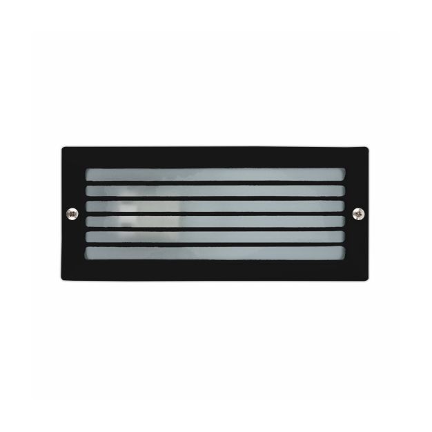 Faro Esca - inbouw wandverlichting - 23,3 x 7,7 x 10 cm - IP54 - mat zwart