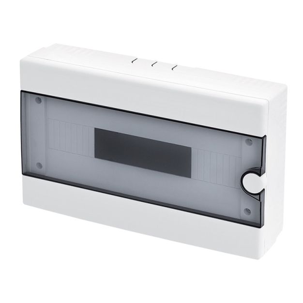 Elmark zekeringkast voor 16 modules - 35,5 x 22 x 9 cm - IP40 - wit