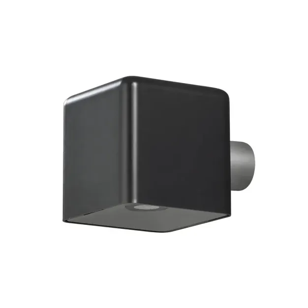 Konstsmide Amalfi - buiten wandlamp - 10 x 13 x 10 cm - 3W LED incl. - IP54 - zwart