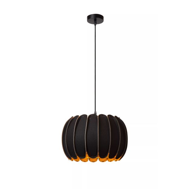 Lucide Spencer - hanglamp - Ø 30 x 149,5 cm - zwart