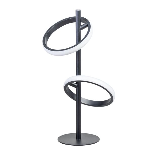 ETH Jaimy - tafellamp - Ø 16 x 39 cm - 12W dimbaar LED incl. - zwart