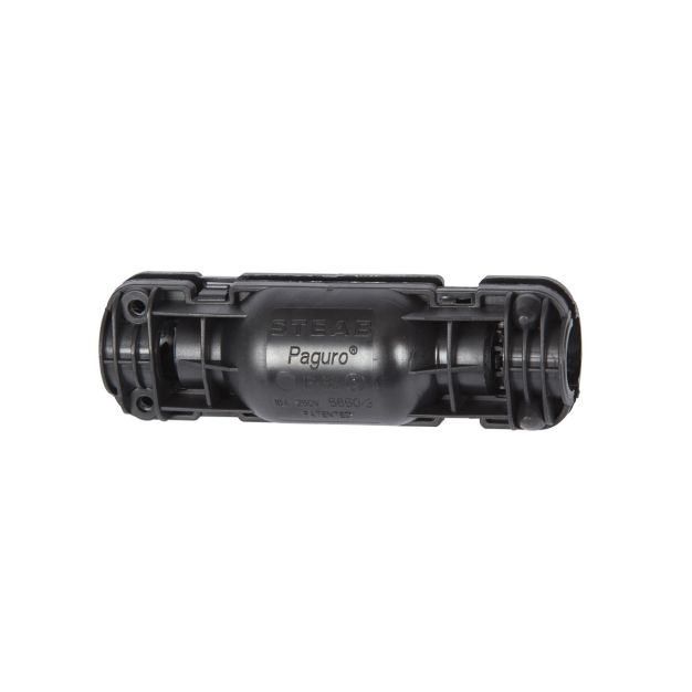 VK Lighting waterdichte kabeldoos tweepolig 1 in / 1 uit - IP68 - zwart