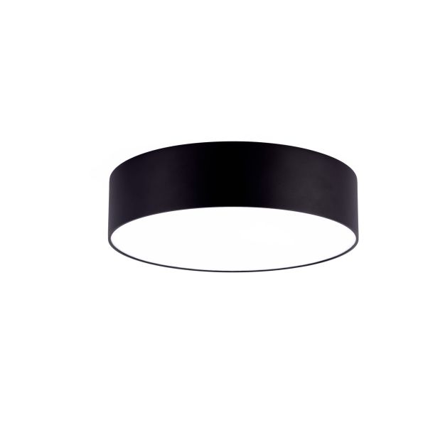 Faro Aris - plafondlamp - Ø 25 x 5,5 cm - 30W LED incl. - zwart