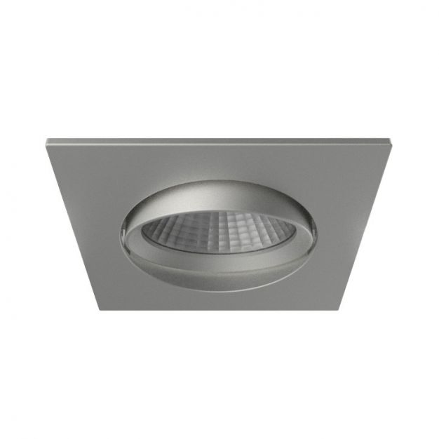 Nordlux Apollo - inbouwspot - 5,5W dimbare LED incl. - 85 x 85 mm, Ø 72 mm inbouwmaat - IP23 - geborstelde nikkel