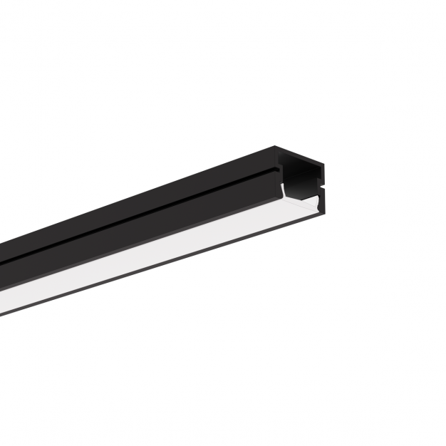 Klus PDS-4-PLUS - LED profiel - 1,6 x 1,2 cm - 200cm lengte - zwart