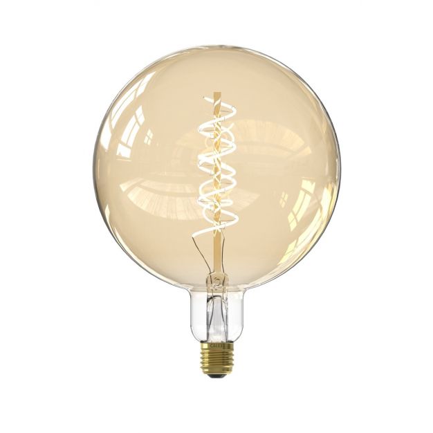 Calex Smart XXL LED lamp - Ø 20 x 26,5 cm - E27 - 5W - dimfunctie via app - 2000K - goud