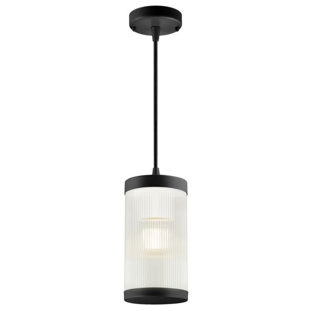 Nordlux Coupar - hanglamp - Ø 13 x 325 cm - IP54 - zwart