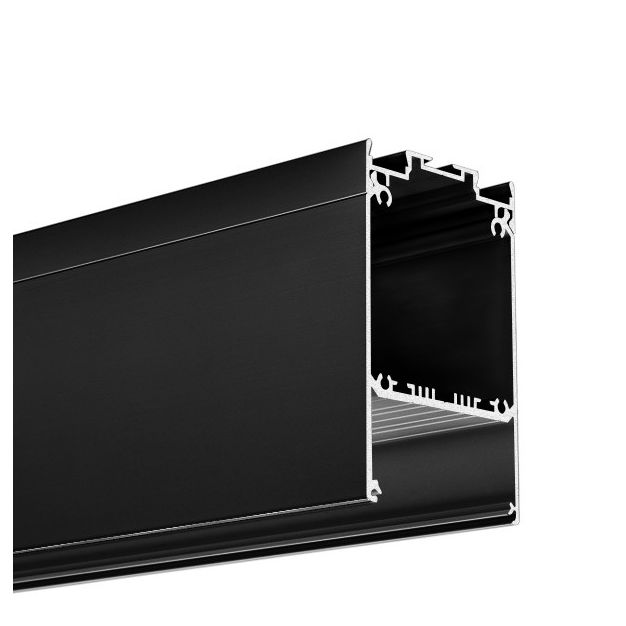 KLUS DES - LED profiel - 8,3 x 4,6 cm - 300cm lengte - zwart