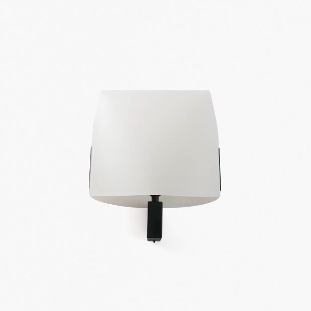 Faro Luang - wandlamp - 28 x 33 x 20,5 cm - beige/zwart 