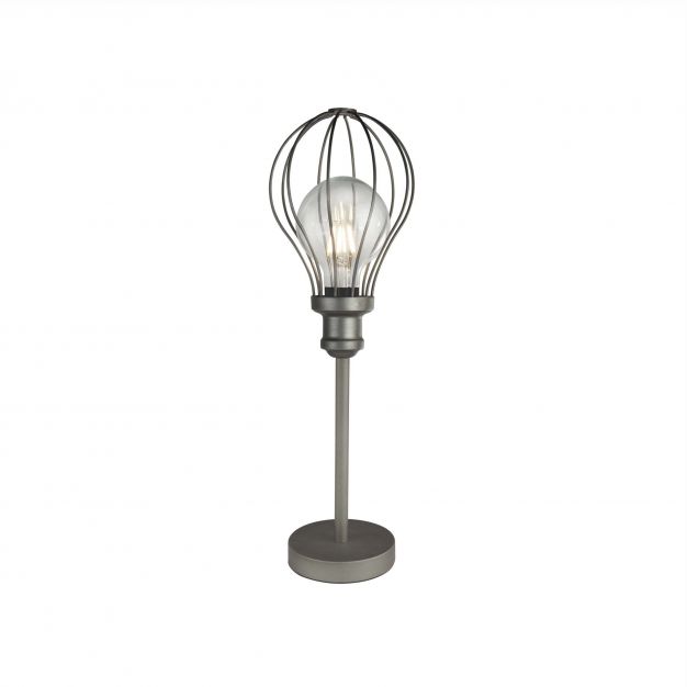 Searchlight Balloon Cage - tafellamp - 50,5 cm - zilver